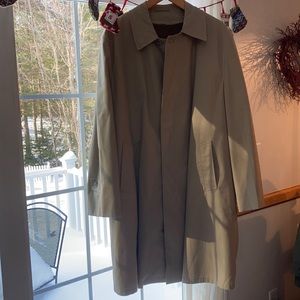 Men’s tan dress coat